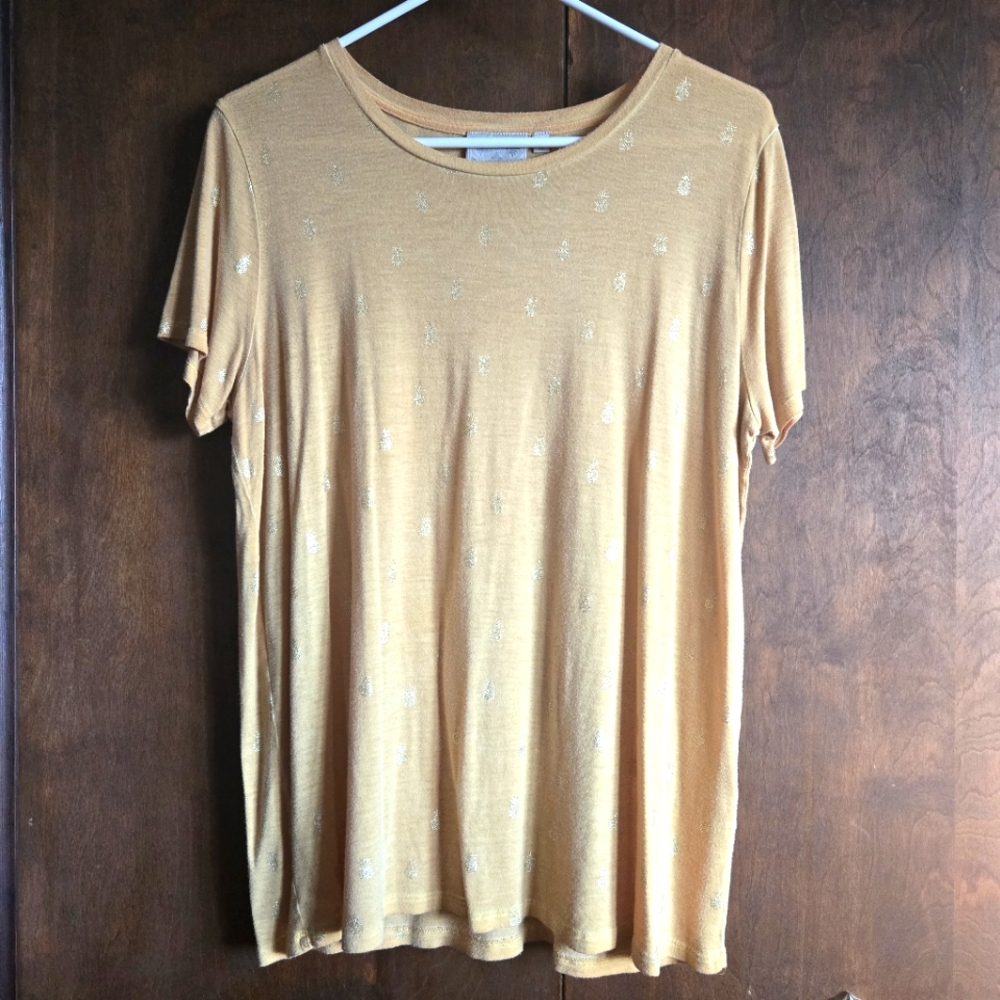 Dantelle Pinapple Print Tee PTP=20"